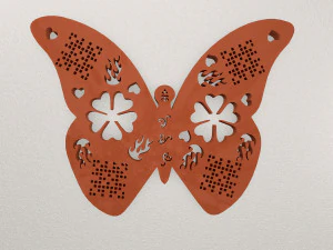 DECORACI&Oacute;N DE PARED Mariposa WARAJ57 Modelo de impresión 3D