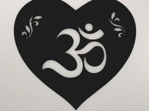 Heart Wall Decoration WARAJ2 3D Print Model