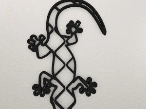 Decoraci&oacute;n de pared Lagarto WARAJ5 Modelo de impresión 3D