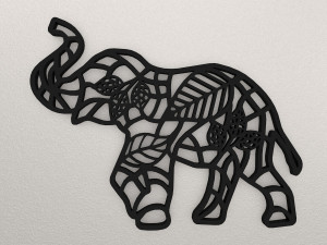 Elephant Wall Decoration WARAJ14 Modelo de impresión 3D