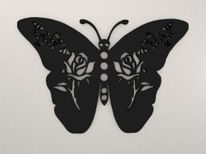 Butterfly Wall Decoration WARAJ19 Model do druku 3D