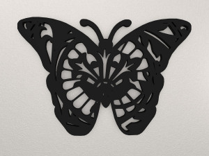 Butterfly Wall Decoration WARAJ22 3D-printmodel
