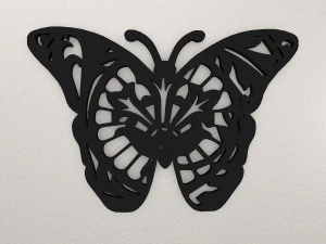 Butterfly Wall Decoration WARAJ22 3D Print Model