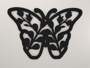 Butterfly Wall Decoration WARAJ23 3D प्रिंट मॉडल