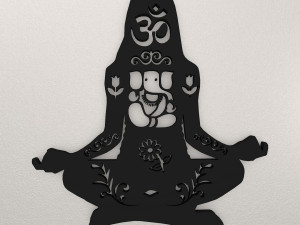 Yoga Wall Decoration WARAJ36 3D प्रिंट मॉडल