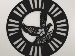 Decoração de parede de pássaros WARAJ39 Modelo de Impressão 3D