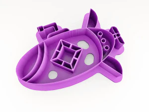 Cookie Cutter CCSP7 3D Print Model