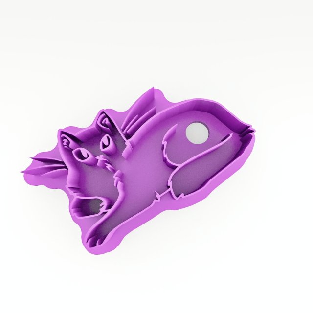 Cookie Cutter CCSP19 3D Print Model .c4d .max .obj .3ds .fbx .stl .blend 