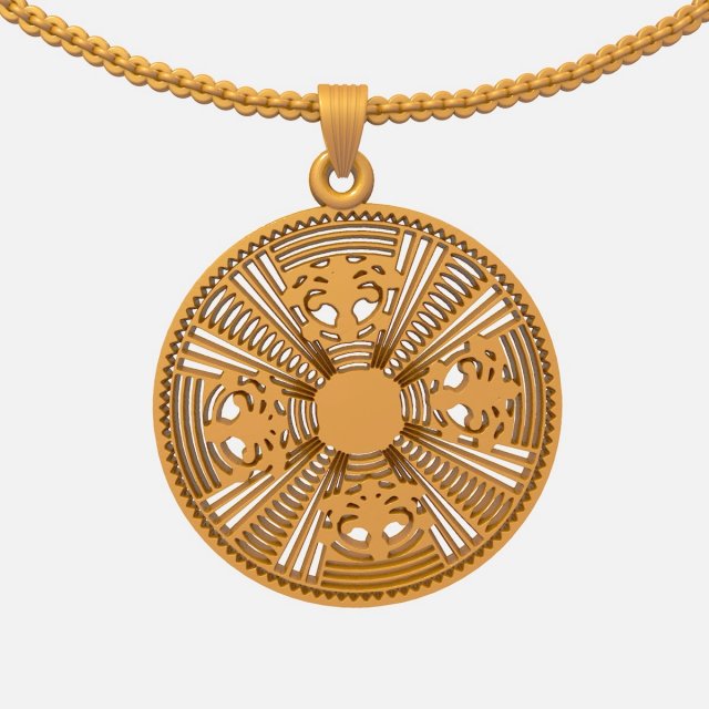 Pandora Necklace Pendant PNPJSP2 3D-Druckmodell .c4d .max .obj .3ds .fbx .stl .blend 