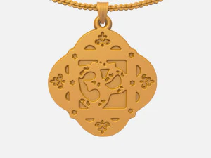 Pingente Colar Pandora PNPJSP40 Modelo de Impressão 3D