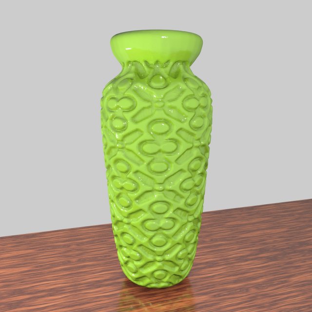 Vase VDRAJ1 3D Print Model .c4d .max .obj .3ds .fbx .stl .blend 