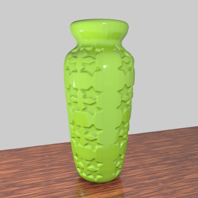 Vase VDRAJ12 3D प्रिंट मॉडल .c4d .max .obj .3ds .fbx .stl .blend 