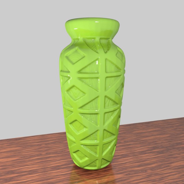 Vase VDRAJ15 3D Print Model .c4d .max .obj .3ds .fbx .stl .blend 
