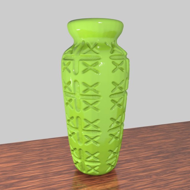 Vase VDRAJ20 3D Print Model .c4d .max .obj .3ds .fbx .stl .blend 