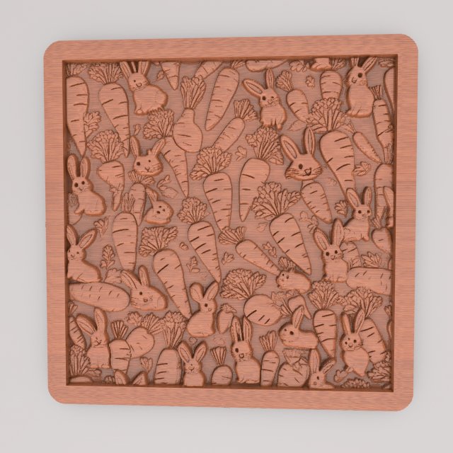 Wall Art WAAV24RAJ29 Wall Decoration Modello di stampa 3D .c4d .max .obj .3ds .fbx .stl .blend 