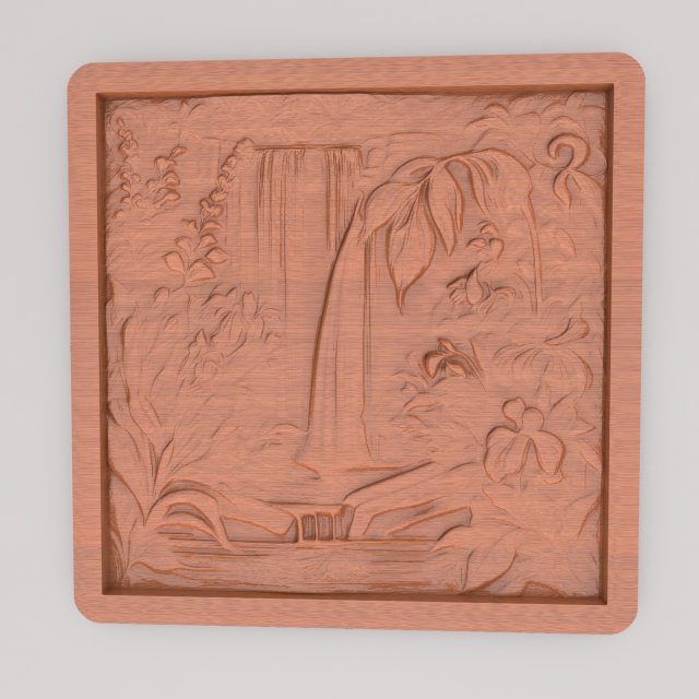 WALL ART WAAV24RAJ22 WALL Decoration 3D 프린트 모델 .c4d .max .obj .3ds .fbx .stl .blend 