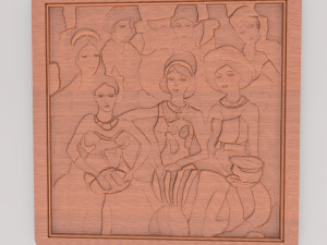 WALL ART WAAV24RAJ17 WALL Decoration 3D-printmodel