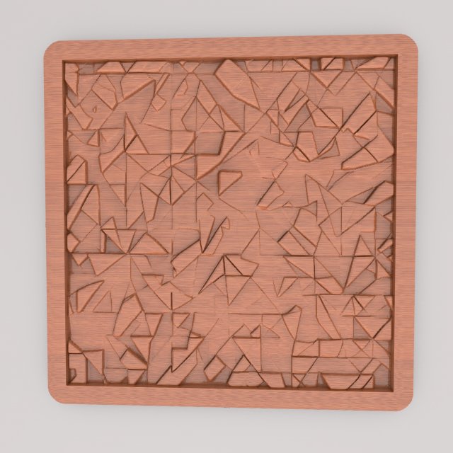 Wall Art WAAV24RAJ14 Wall Decoration 3D Print Model .c4d .max .obj .3ds .fbx .stl .blend 