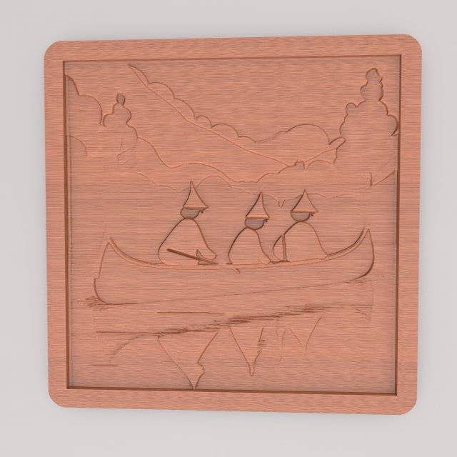 Wall Art WAAV24RAJ12 Wall Decoration 3D Print Model .c4d .max .obj .3ds .fbx .stl .blend 
