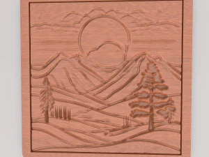 Quadro WAAV24RAJ09 Decorazione murale Modello di stampa 3D