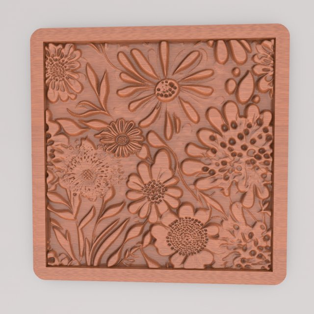 Wall Art WAAV24RAJ08 Wall Decoration 3D 프린트 모델 .c4d .max .obj .3ds .fbx .stl .blend 