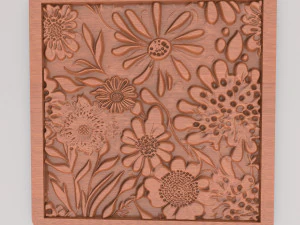 Arte de parede WAAV24RAJ08 Decoração de parede Modelo de Impressão 3D