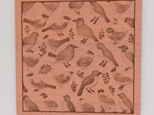 Wall Art WAAV24RAJ07 Wall Decoration 3D-printmodel