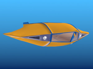 flying sub 3Dモデル