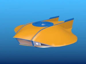 flying sub 3D Model