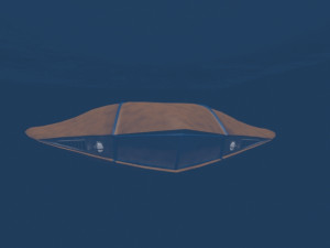 flying sub 3D Модель