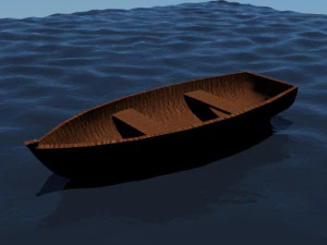 barco Modelo 3D