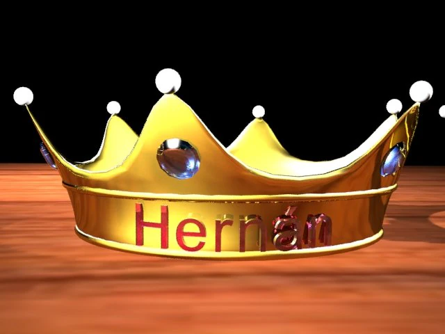 gold crowns 3D Model .c4d .max .obj .3ds .fbx .stl .blend 