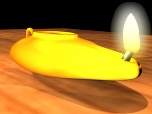 old lamp Modello 3D