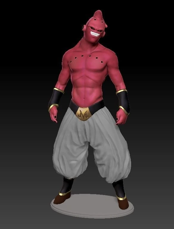 majin boo 25cm 3D Model .c4d .max .obj .3ds .fbx .stl .blend 
