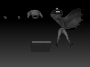 batman - animated series 3Dプリントモデル