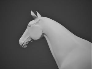 high poly horse 3D Модель