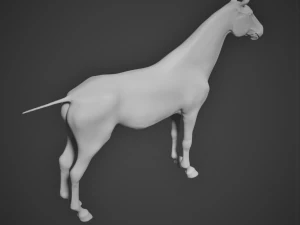 caballo de alta poli Modelo 3D