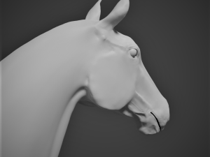 high poly horse 3D Модель
