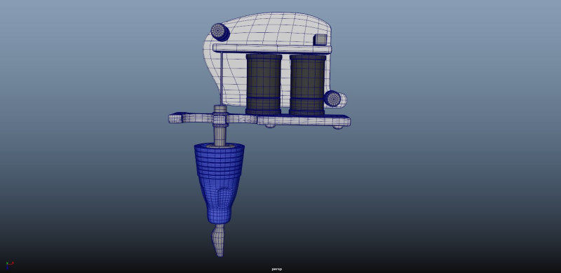 Tattomachine Modèle 3D .c4d .max .obj .3ds .fbx .stl .blend 