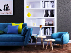 dise&ntilde;o de muebles artista 3d Modelo 3D