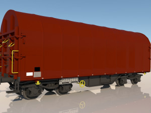 cargo wagon 3D 模型