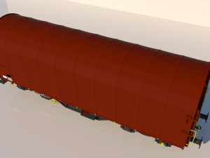 cargo wagon 3D 模型