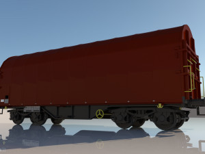 cargo wagon 3D 模型