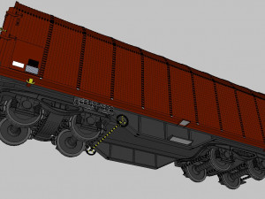 cargo wagon 3D 模型