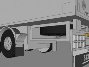 3d graffiti trailer model 3D 模型