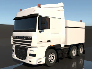 daf xf mammoet 3D Modell