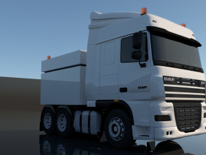 daf fx mammoet 3D 模型