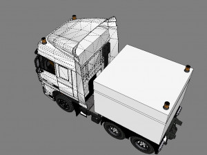 daf fx mammoet 3D 模型