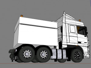 daf fx mammoet 3D 模型