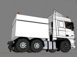 daf fx mammoet 3D Model